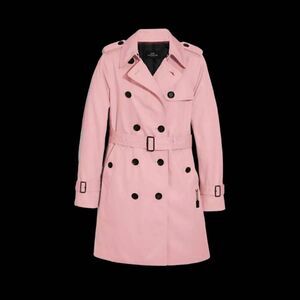 Coach Pink Trench Jacket Womens SZ XXS Coat